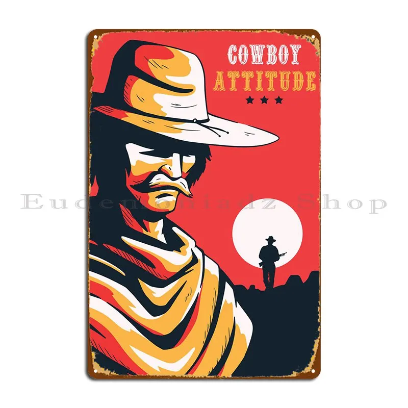 

Ковбойская металлическая табличка, винтажный Настенный декор, Настенная роспись для кинотеатра, жестяной плакат