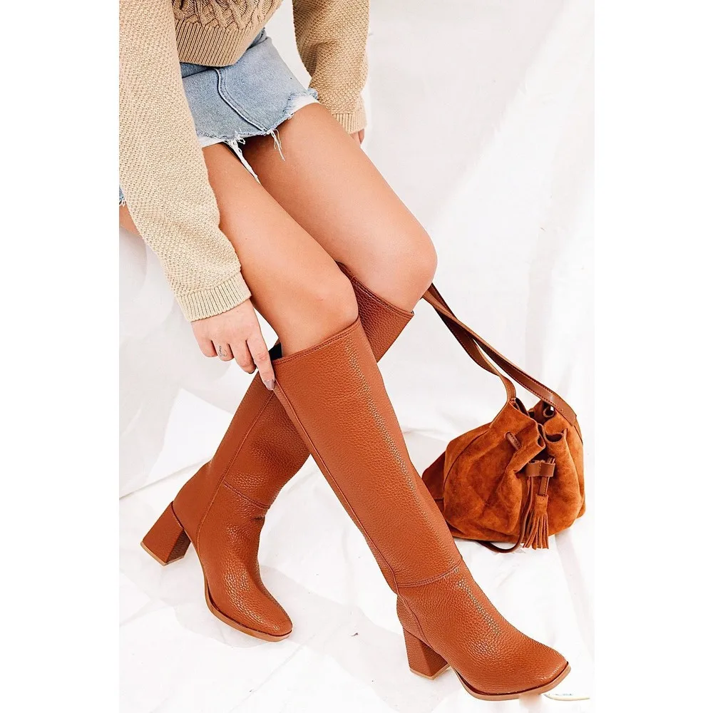 

Dorlie Avery Taba Heels Lower Çekme Boot