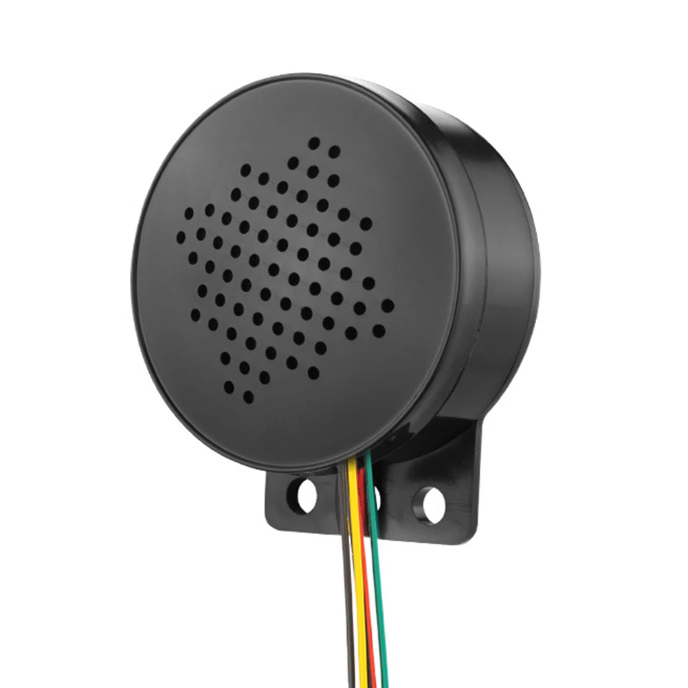 NEW 12-24V Car Start Voice Speakers 4-channel Trigger Voice Speaker Prompter Sound Alarm Reverse Siren Buzzer Alarm Horn Beep