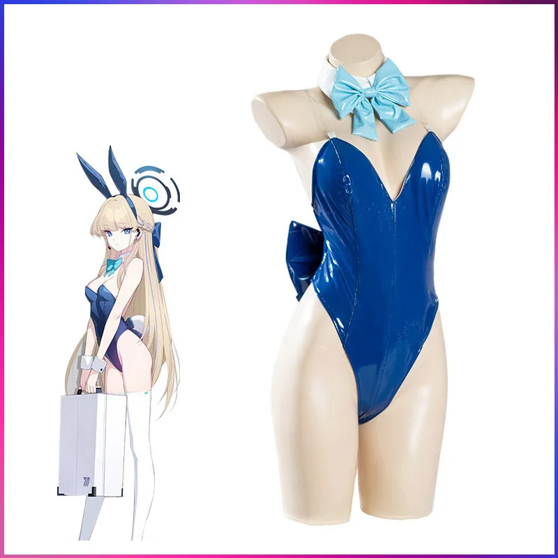 Сексуальный аниме синий архив Косплей Asuma Toki Костюм галоши Банни девочки
