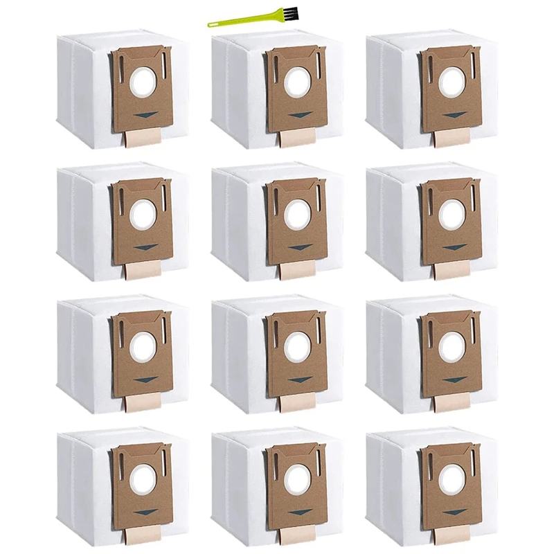 

12Pcs Dust Bags For ECOVACS DEEBOT N8/N8 Pro/N8 Pro Plus/N8 PRO CARE, T9/T9+/T9 AIVI, Yeedi Vac 2 Pro/Vac Max/Vac