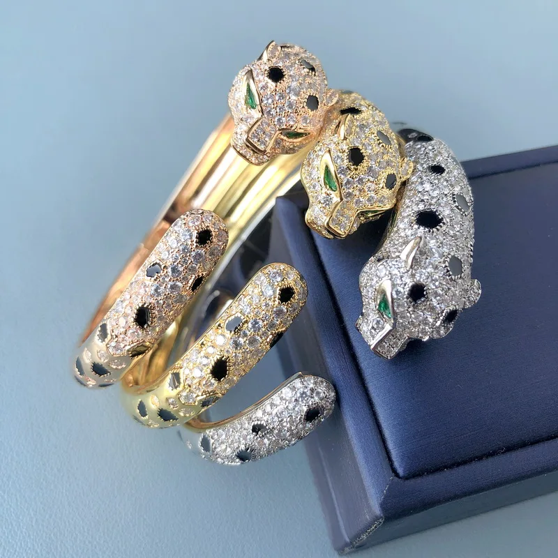 Европейский и американский модный браслет в роскошном стиле с инкрустацией из