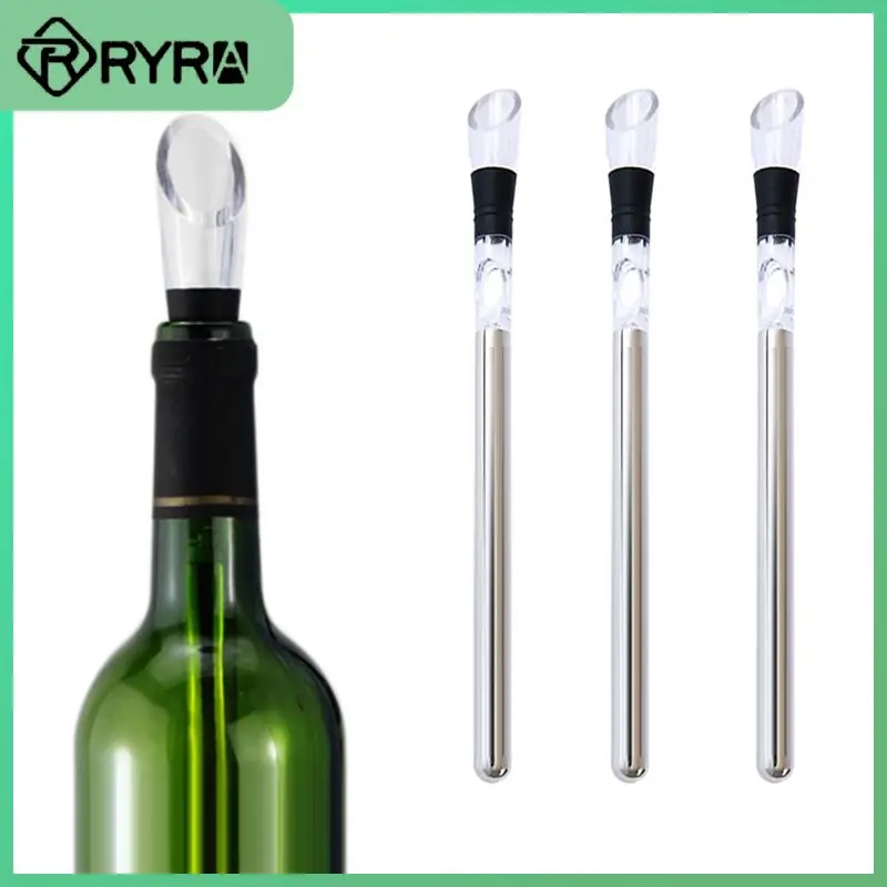 

Stainless Steel Wine Cooling Stick Portable Wine Chilling Rod Leakproof Wine Chiller Beer Beverage Frozen Cooler Stick Bar Tools