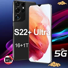 Global Version SmartPhone S22+ Ultra Celular 6.7 Inch HD Screen 16G+1TB Unlocked Mobile Phones 4G/5G Dual Sim Android Cell Phone