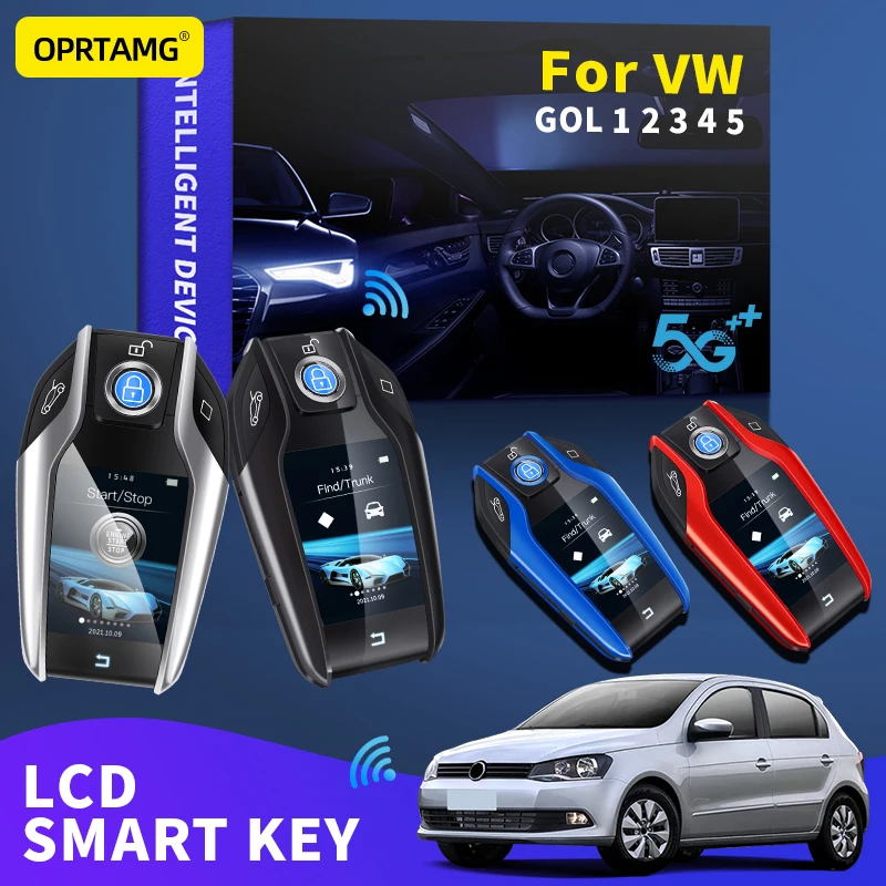 

Car smart LCD key accessories For Volkswagen GOL 1 2 3 4 5 Keyles Entry Remote Car Key Modified Smart LCD 2002 2003 2004-2022