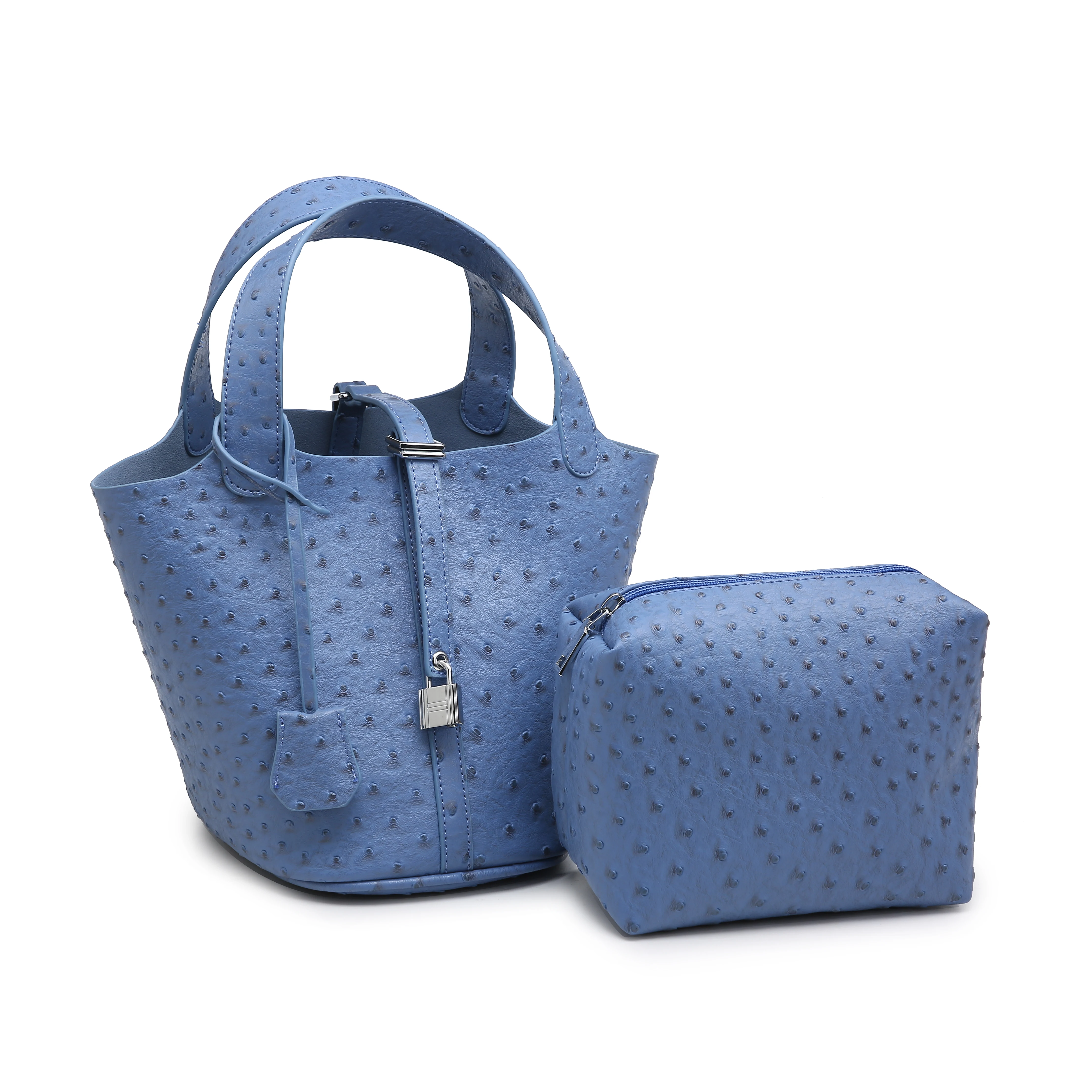 

Fashion Hot Sale Lychee Pattern PU Leather Brand Design Lady Elegant Bucket Bags Women Handbag