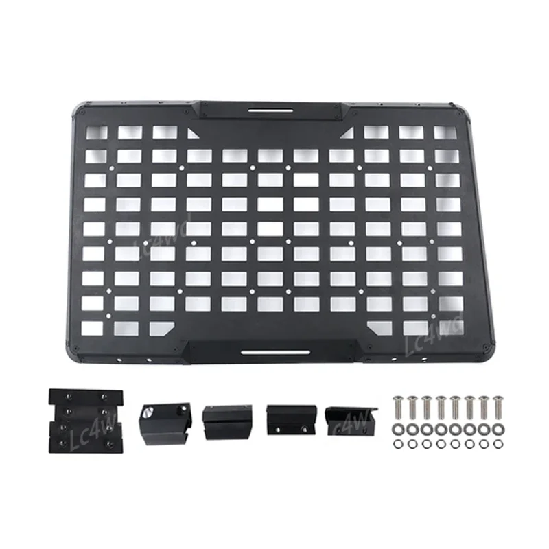 

LC4WD 4X4 Внешние аксессуары для заднего окна, панель MOLLE, модульная стойка для хранения, комплект бортов для 4-дверного Jeep Wrangler 2018-2025 гг. JL