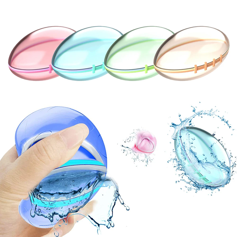 

Self-Sealing Water Bomb Splash Waterfall Balls Reusable Water Balloons Silicone Outdoor Pool Beach Play Party Favors Water Fight