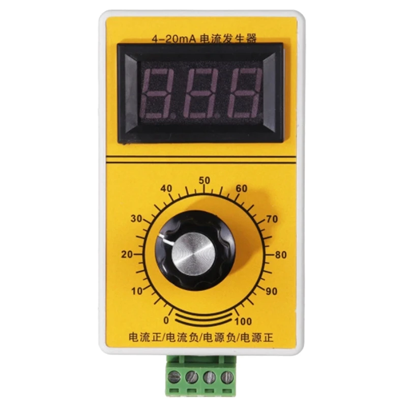 

Handheld 4-20MA Signal Generator Adjustable Current Voltage Analog Simulator Signal Sources Output 24V