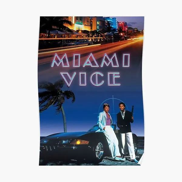 

Постер мафия Майами, винтажная художественная Настенная роспись, забавная домашняя картина, печать, Декор, искусство, без рамки