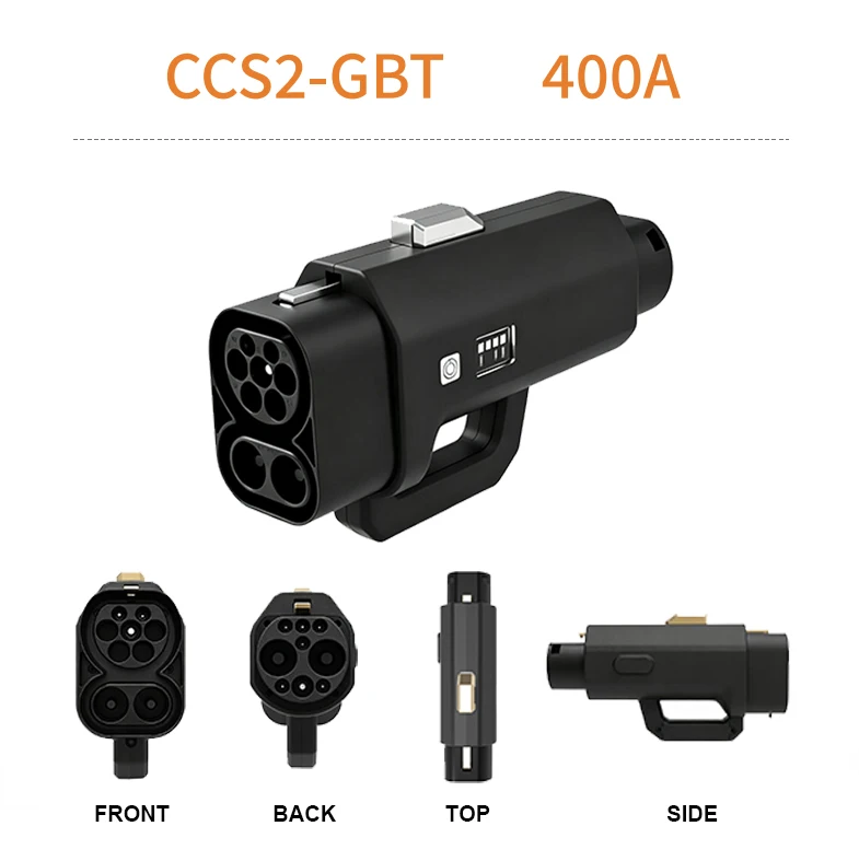 Фото Конвертер для зарядки электромобилей 400A CCS Combo 2 в GBT с управлением через приложение, портативный адаптер-зарядное устройство для BYD Atto3, NIO, электромобилей Таиланда и Индонезии №2