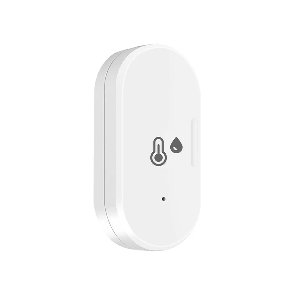 Tuya Mini Zigbee датчик температуры детектор с батареей пульт дистанционного