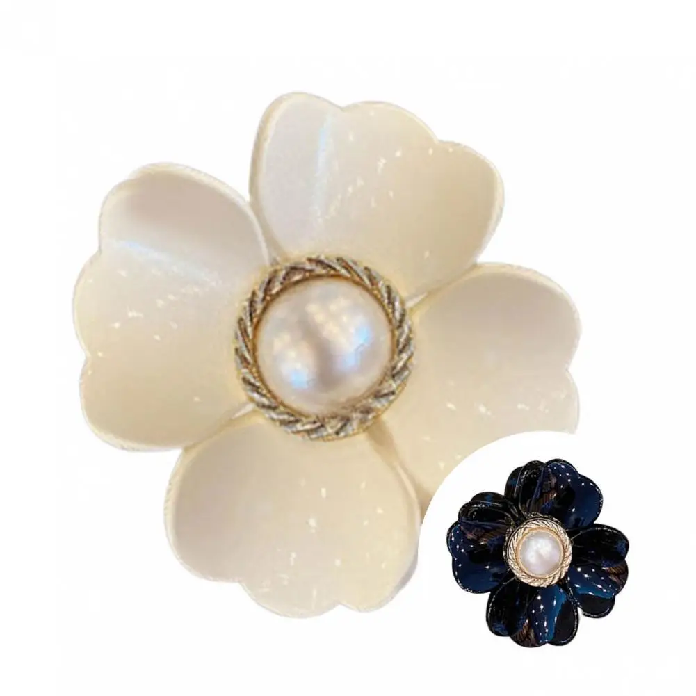 

Retro Hair Clamp Rounded Edges Headdress Strong Hold Barrette Hair Clip Bath Hair Claw Big Hair Clip