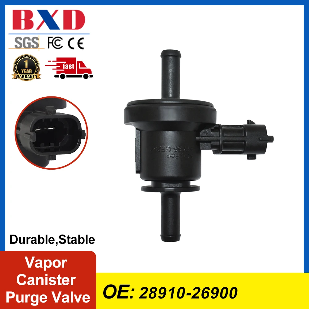 

Vapor Canister Purge Valve 28910-26900 2891026900 For Hyundai Equus Accent Elantra Genesis, Kia Borrego Rio Rio5 Soul