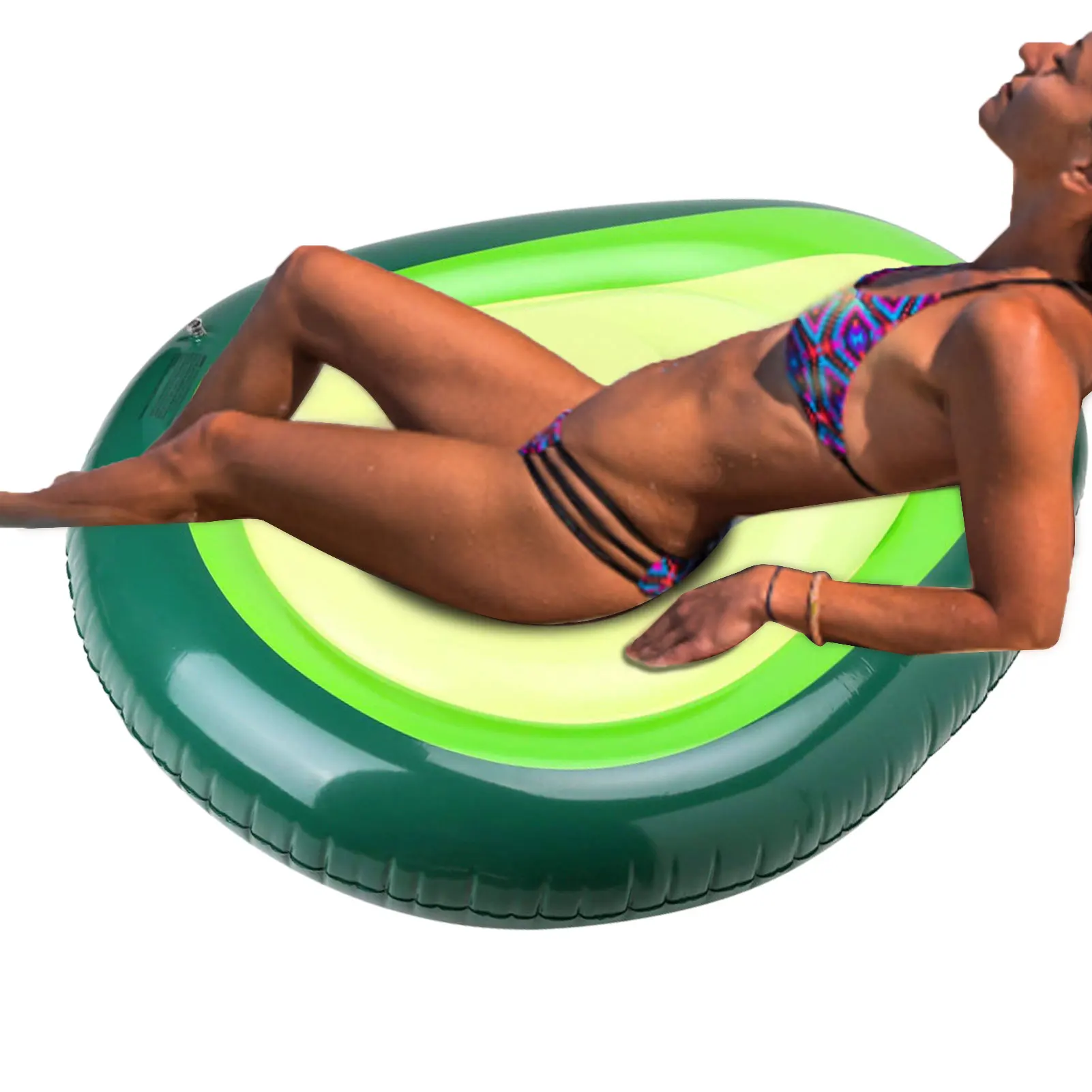 

Iatable Avocado Pool Float Avocado Lounge Raft With Ball Large Blow Up Summer Beach Swimming Floaty Avocado Lounge Raft With