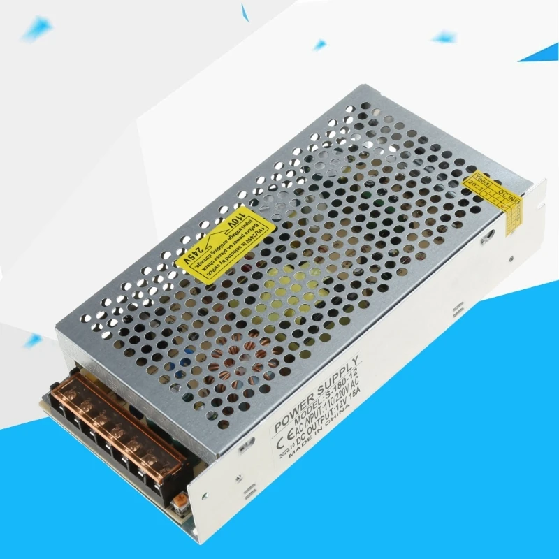 

Импульсный источник питания 12 В, 15 А для светодиодного освещения, радиоприемников, долговечный компьютерный проект