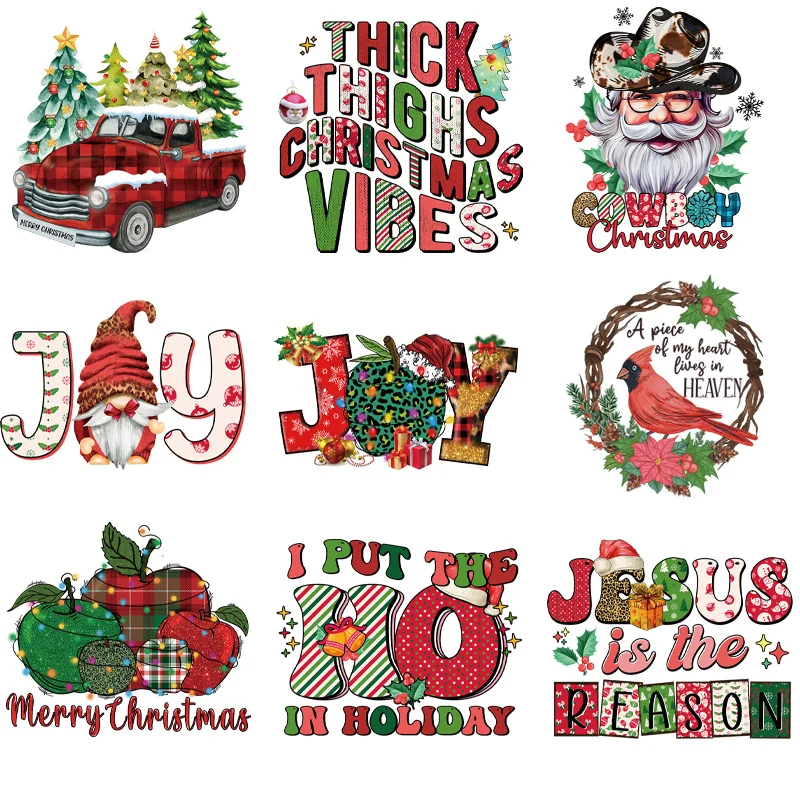 9 шт. нашивки с надписью Merry Christmas