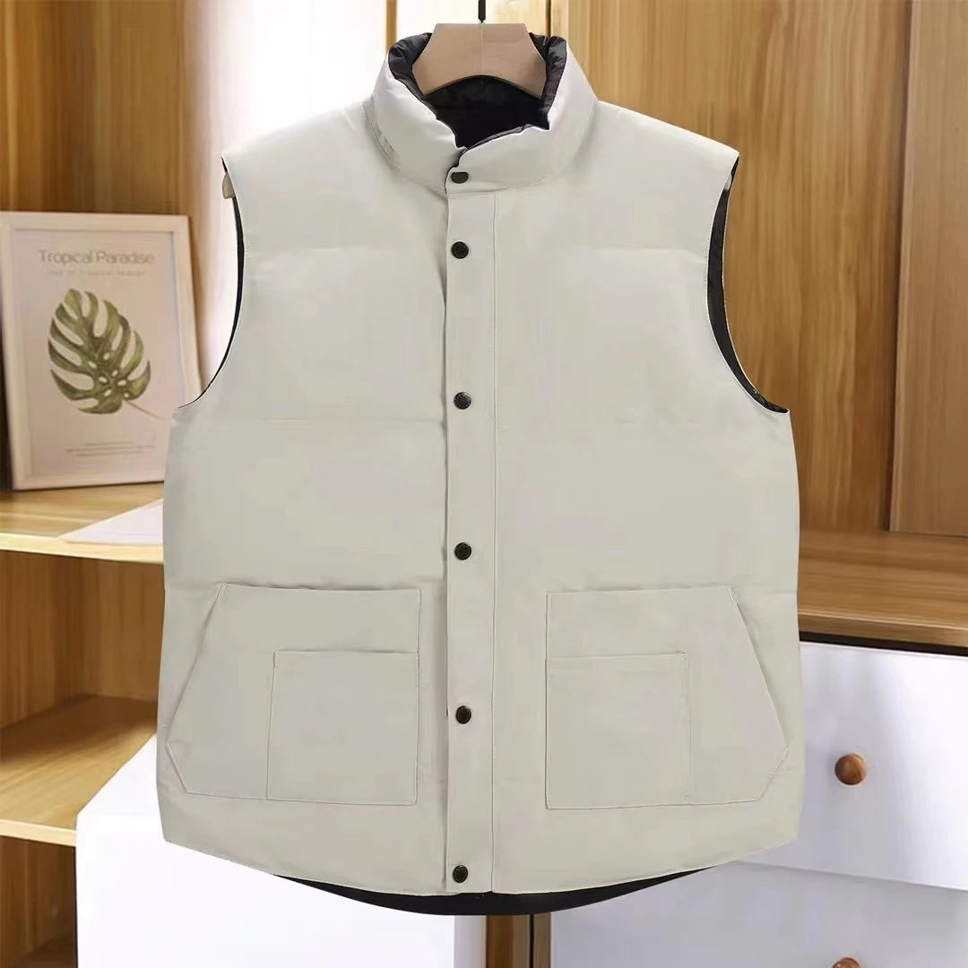 Canada Brand Men and Women's Down Jacket Parkas Couple Vest Spring and Autumn Casual Sleeveless Puffer Jackets Waiscoat EU Size