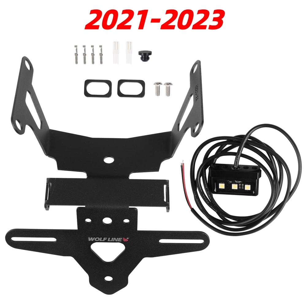 

Держатель номерного знака мотоцикла, кронштейн заднего фонаря, аккуратный фиксатор крыльев для Honda CB650R CBR650 CBR 650R 2019-2023, аксессуары
