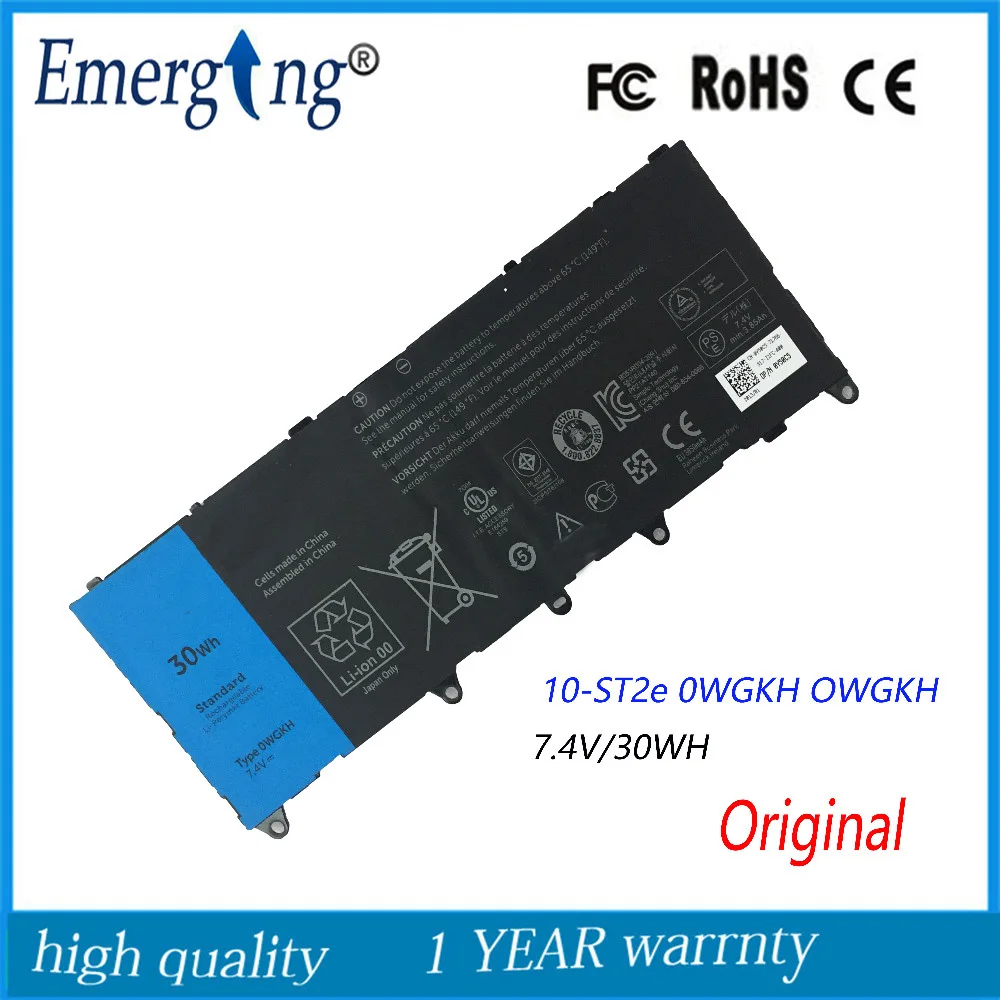 Новый оригинальный аккумулятор для ноутбука Dell Latitude 10 ste2 OWGKH H91MK Y50C5 0wgkh 7 4 В 30 Вт/ч -