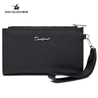 david jones new womens wallet pu leather small purses for women tassel money clutch female bag solid color ladies card holder