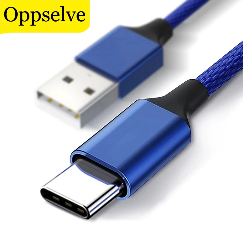 

Oppselve USB Type C Cable For Samsung S10 9 Huawei Mate 30 20 Lite Pro P30 20 Pro Fast Charge Type-C Mobile Phone Charging Wire