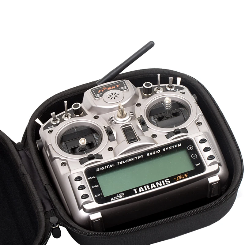 250X230X120mm EVA Хранение сумка для пульта дистанционного управления FUTABA T14SG T8FG FLYSKY I6 I6X I6S FRSKY X9D Plus радиопередатчика.