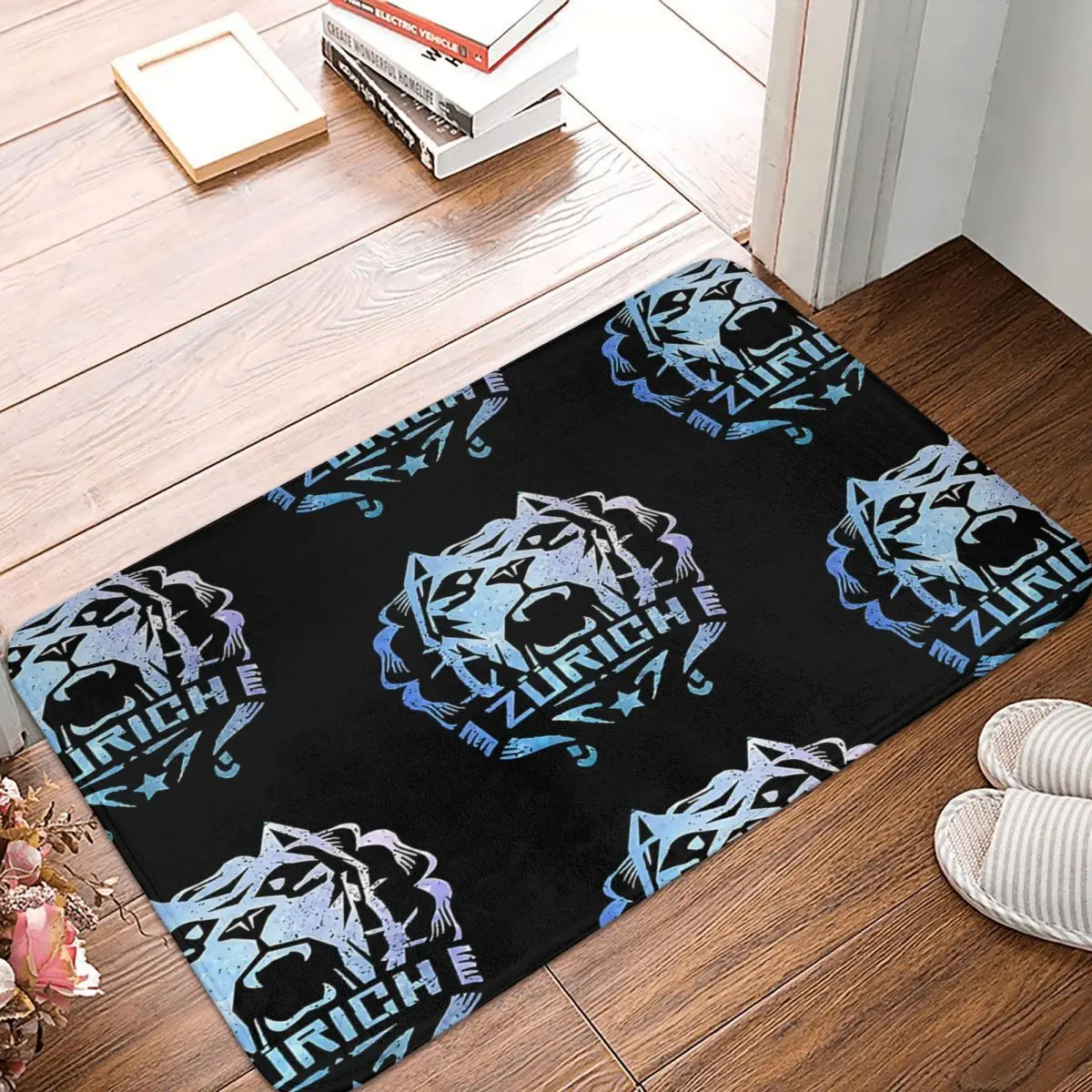 Zurich Fcz 40x60 см ковер полиэстер коврики ретро противоскользящие праздничные