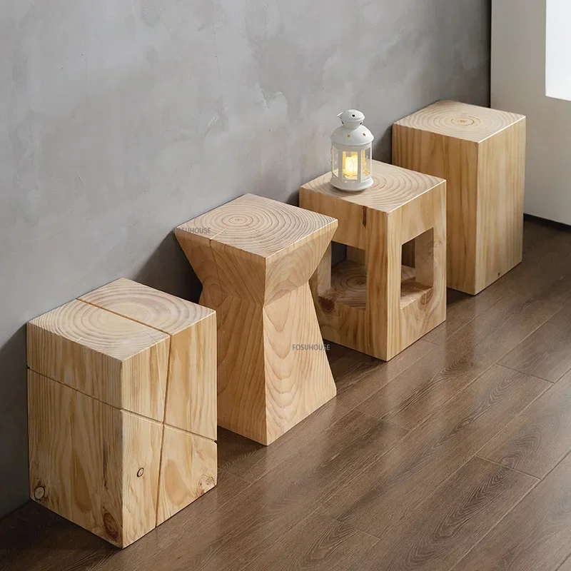 Современная простая квартира домашнее сидение дизайнерские украшения табуреты