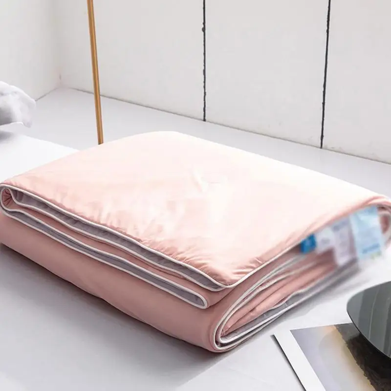 

Summer Cooling Blanket Air Condition Quilt Smooth Breathable Lightweight Comforter Throw Blanket Office For Bed Double Side Cold