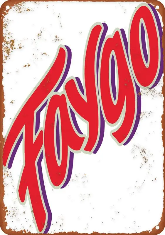 Faygo постер для напитков Арт металлическая Жестяная Табличка фотография 8x12 дюймов