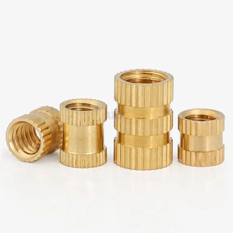 

Вставные гайки M2-M10 из латуни и меди, 10/25/50 шт., AXK