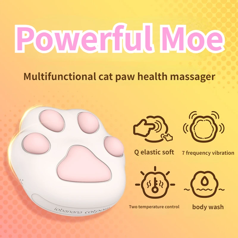 

7 Frequency Soft Cute Cat Palm Can Warm Female Clitoris Masturbation Device To Stimulate G Spot Fm Vibration Masturbation Toys