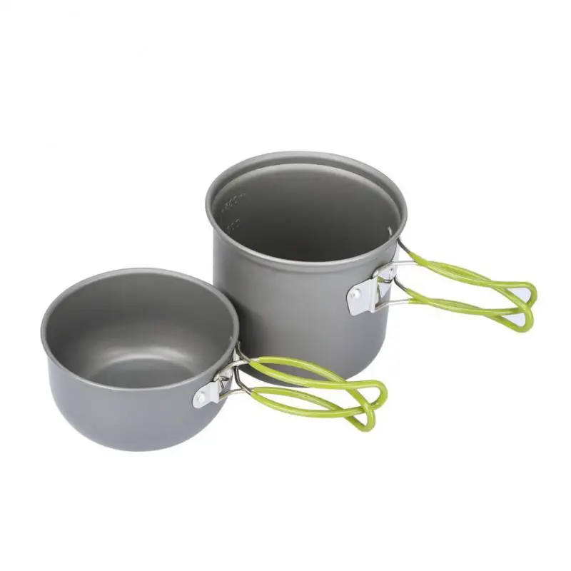 

Ultralight Camping Cooking Utensils 1-2 Persons Outdoor Tableware Pot Set Hiking Picnic Travel Tourist Dishes Supplies Equipment