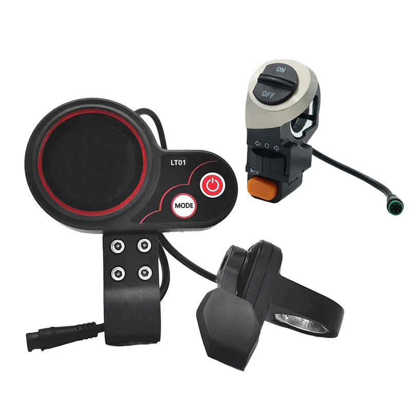 LT01 Дисплей Дроссельная заслонка 36 В-60 В 6PIN + Переключатель для Kaabo Mantis 8/10 Wolf Warriorx