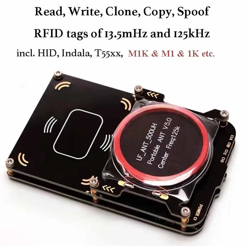 Proxmark3 Develop Suit Kits 3.0 Easy RFID Reader Writer NFC PM3 Card Copier Clone ICEMAN Прошивка 2USB-порти 512 м К с UID