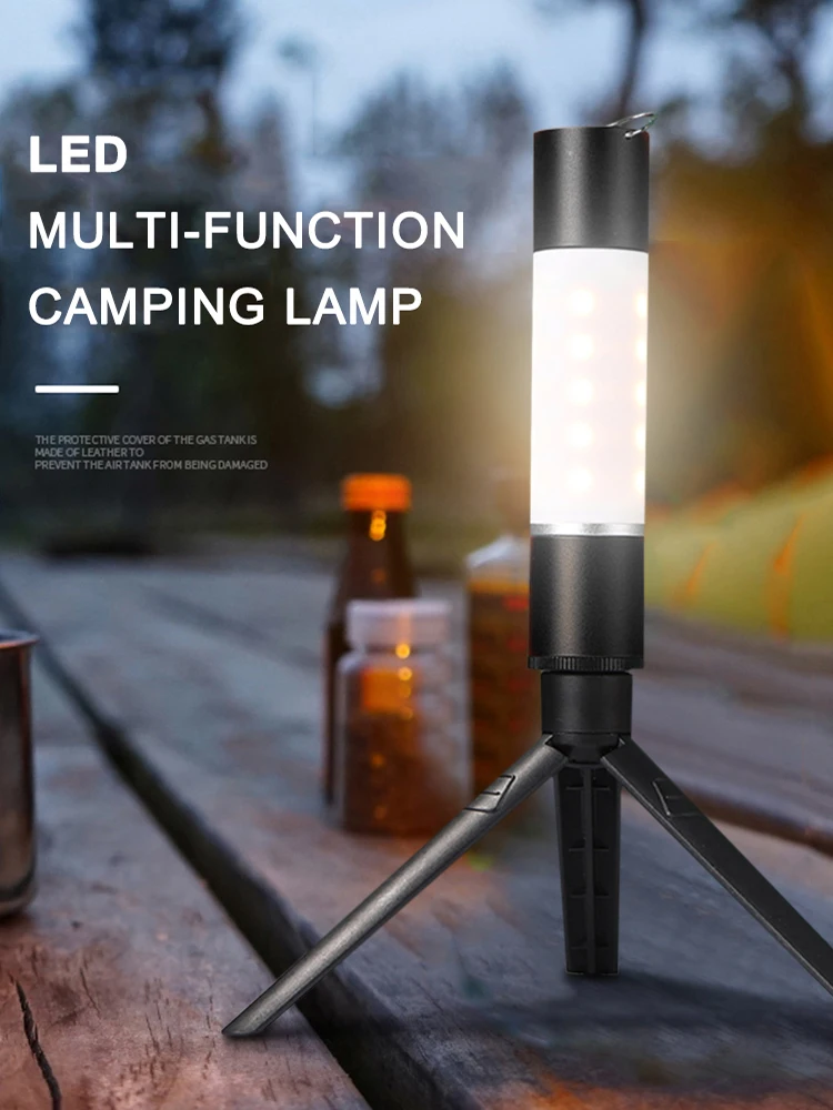 

2-5pcs USB Rechargeable Hanging Flashlight Zoomable Aluminum alloy + ABS LED Torch Camping Tent Lamp Torch Outdoor Night Light