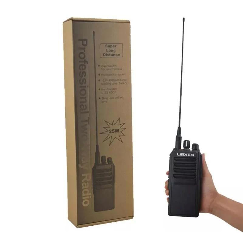 Фото LEIXEN VV-25 Двусторонняя радиостанция 25 Вт Leixan Talkie Рация 20 км Диапазон 20 километров Рация H432 №1