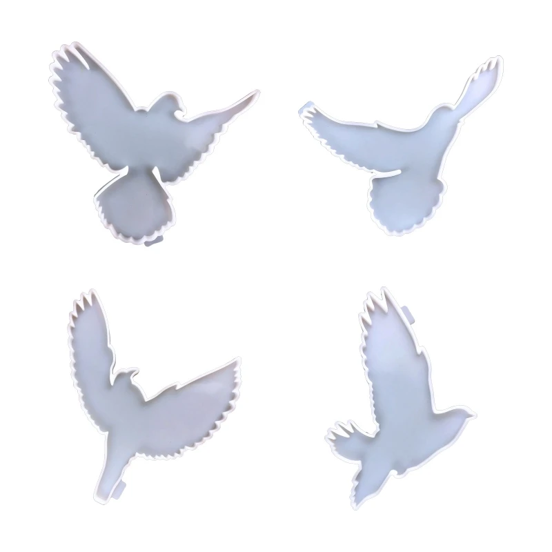 

69HB Shiny Glossy Wall Hanging Keychain Silicone Epoxy Resin Mold DIY Keychain Pendant Jewelry for Valentine Love Gift Craft