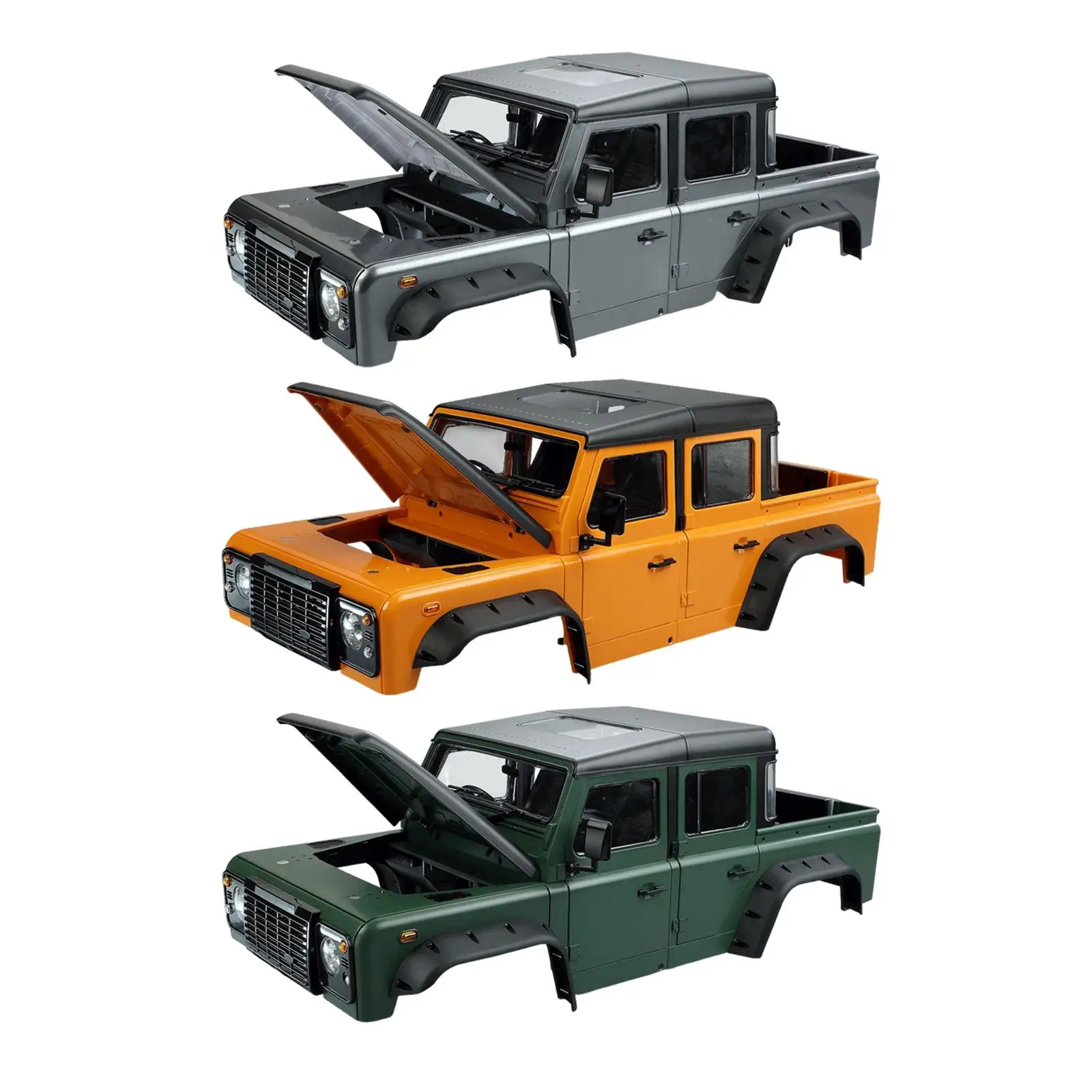 

12.3 inch/313mm Wheelbase RC Car Pickup Body Shell Kit Vehicle Accessories for 1/10 RC Crawler Axial SCX10 90046 Kit Kids