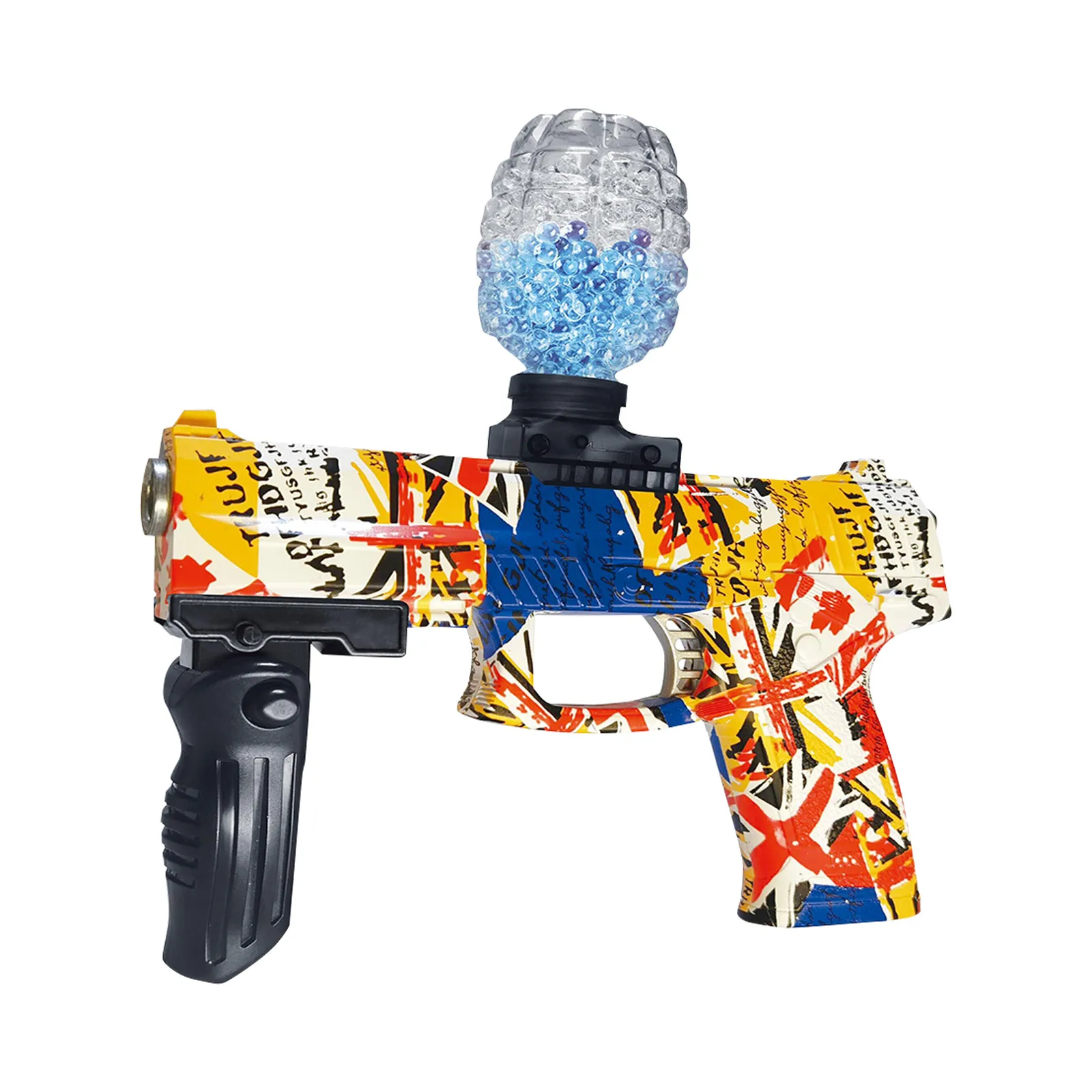 

New Graffiti Electric Burst Pistol Auto Shooting Gel Water Ball Bullet Ejection Handgun Airsoft Toy Gun For Kids Outdoor Cs Game