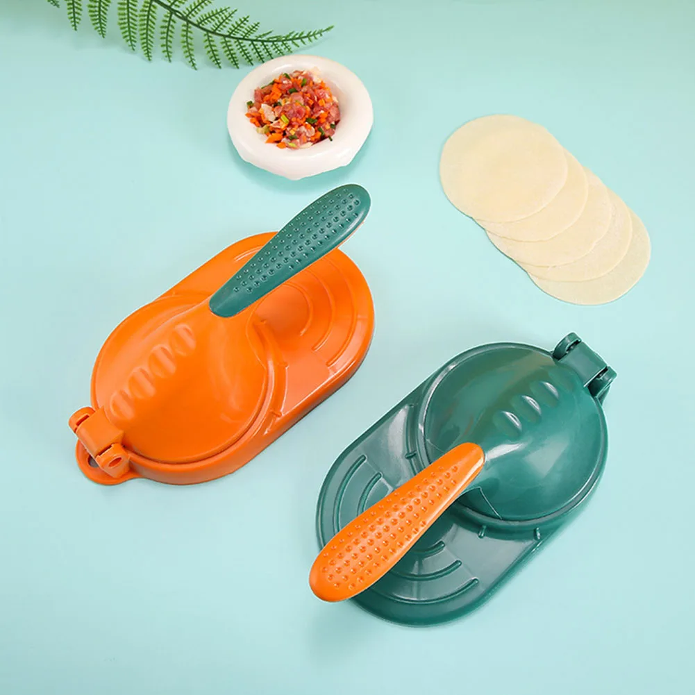 

New Kitchen Tool Plastic Dumpling Skin Artifact Manual Wrapper Making Mold Dough Pressing Tool Baking Pastry DIY Dumpling Maker