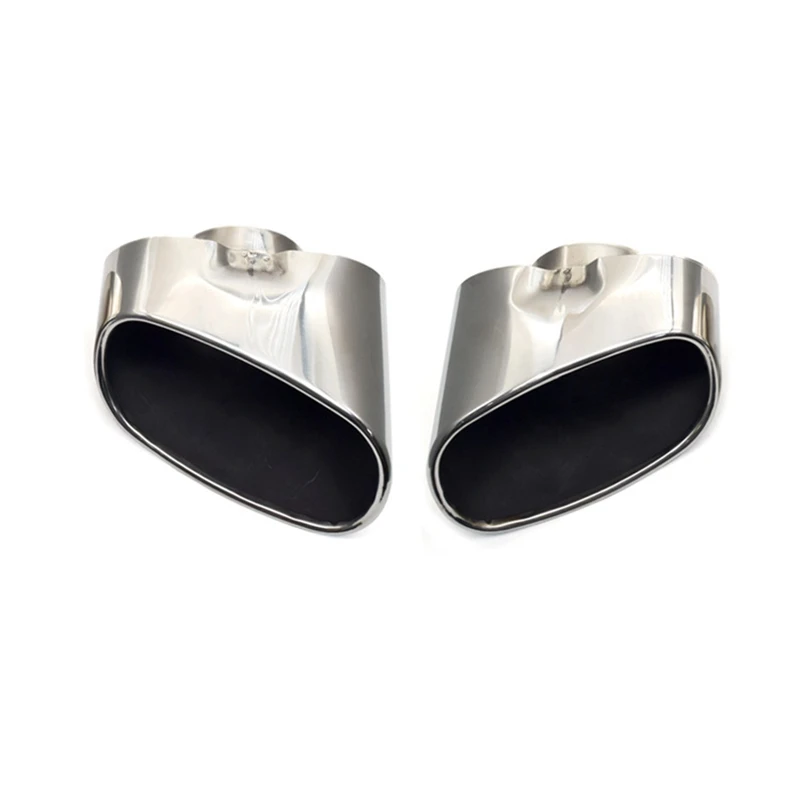 

Car Chrome Exhaust Dual Tail Pipe Muffler Tip Stainless Steel for BMW X5 E70 2008-2013 Car Styling
