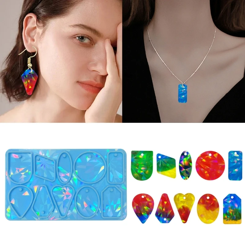 

Женская и теневая подвеска-брелок из эпоксидной смолы