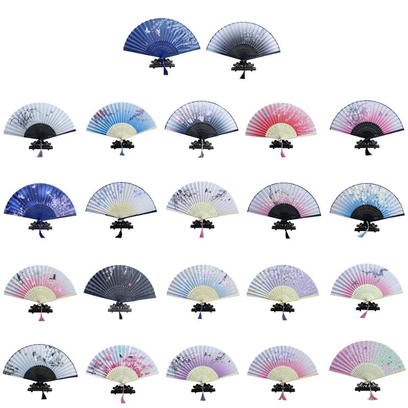 

Traditional Chinese Fan with Exquisite Children Students Cosplay Props