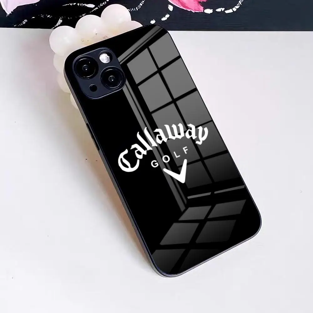 Фото Чехол для телефона Callaway Golf для iPhone 17 Pro Max, 16, 15, 14 Pro Max, 13, 11, X, Xs, Xr, 8, 7 Plus, стеклянный чехол №4