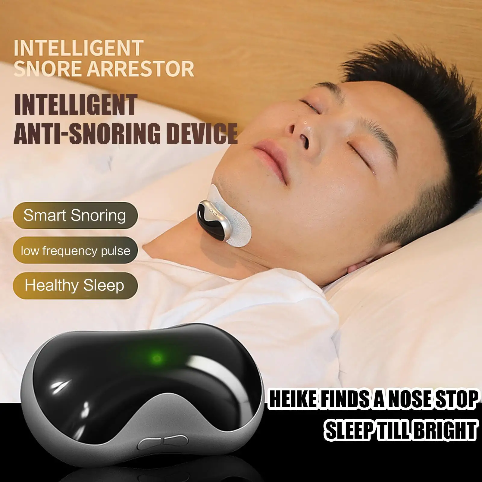 

Smart Snoring Stopper Electric EMS Pulse Anti Snoring Device Sleep Apnea Aid Noise Reduction Anti Ronco Health Care Anti Ronco
