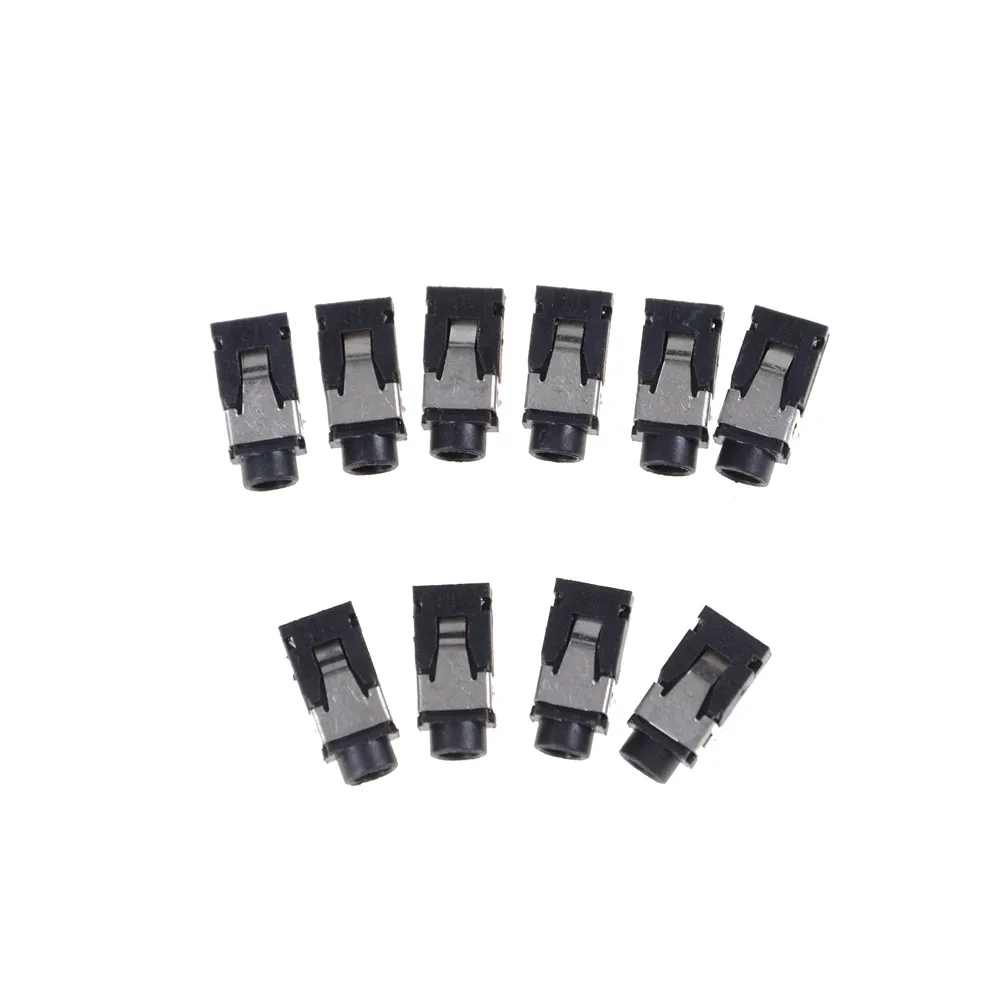 

10Pcs PCB Panel Mount 4 Pin 1/8" 3.5mm Female Socket Stereo Headphone Jack