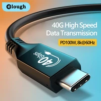 elough 8k 4k usb type c cable hd transmission for xiaomi hp chuwi notebook laptops 8k60hz usb4 40gbps usb c data charging cable