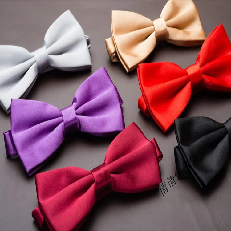 Мужской атласный галстук-бабочка классический для свадебной вечеринки